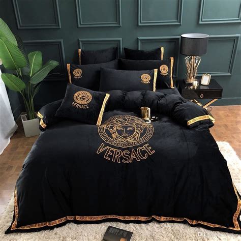 men versace king comforter set|Versace california king headboard bed.